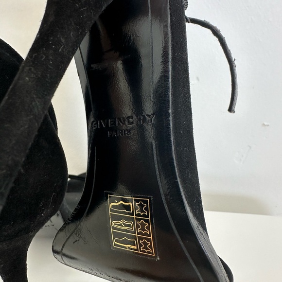 Givenchy black scrappy sandal heels size 38 - Picture 8 of 11